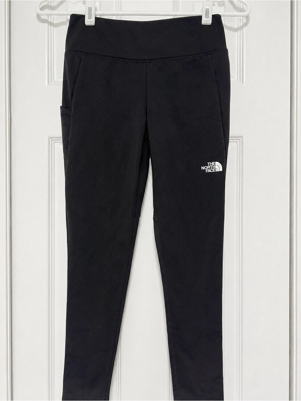 The North Face Girls Fleece Lined Black Leggings M 10